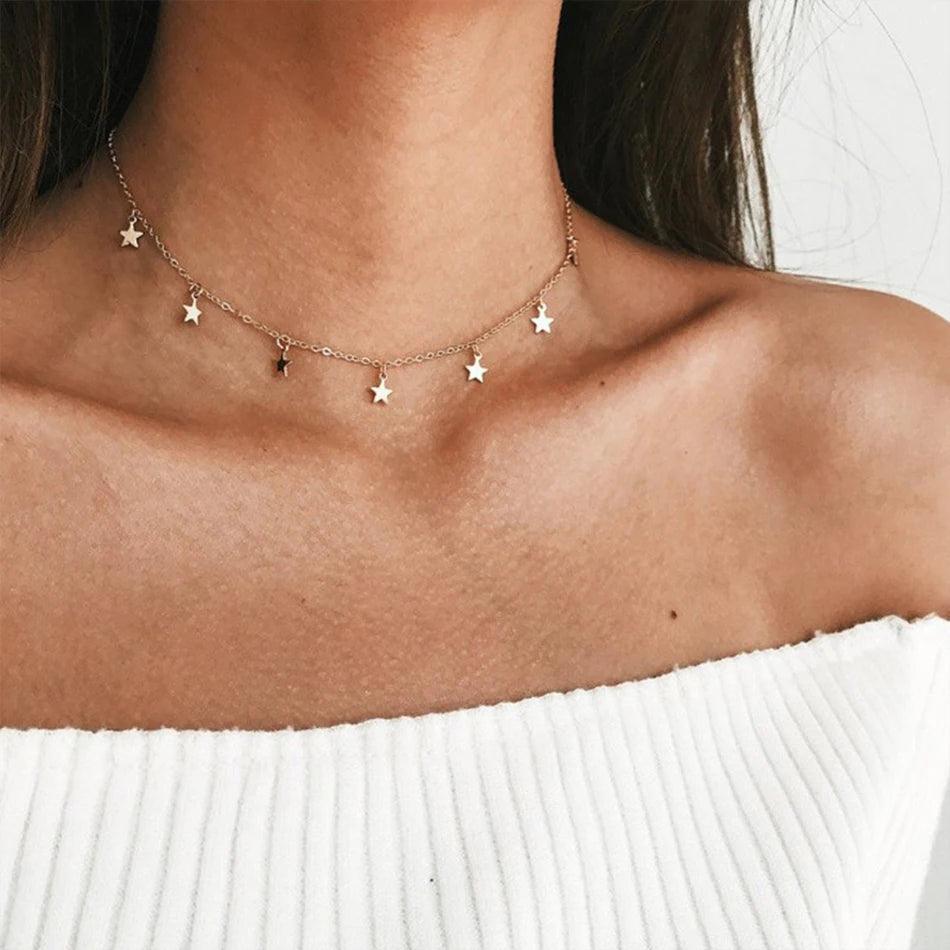 Star Choker Kette - Fascina