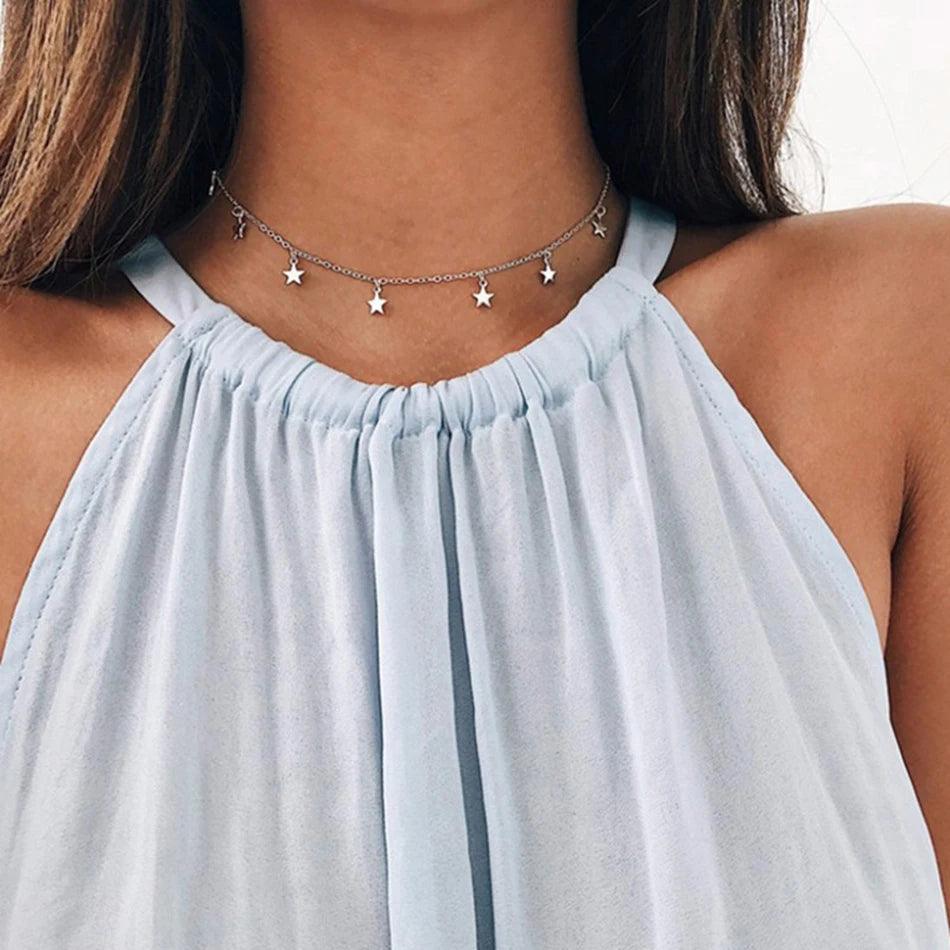 Star Choker Kette - Fascina