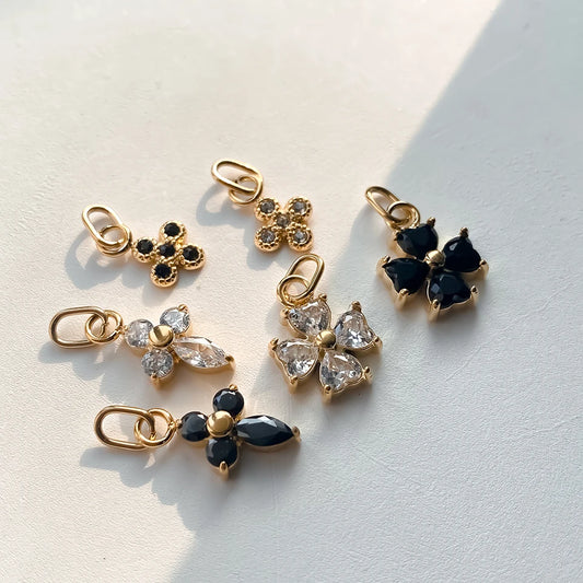 Flower Cross Clover Pendant