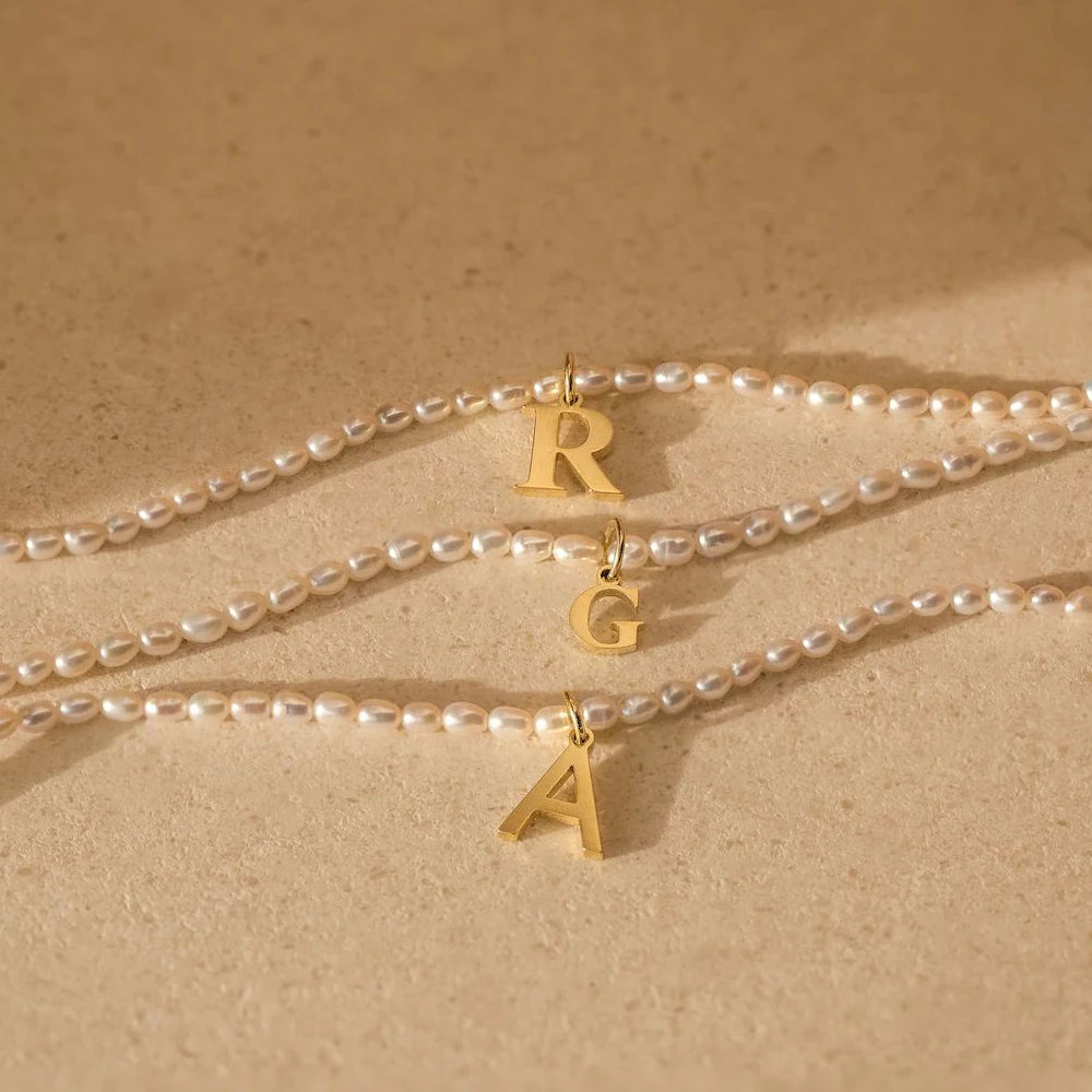 Initial Pearl Perlenkette