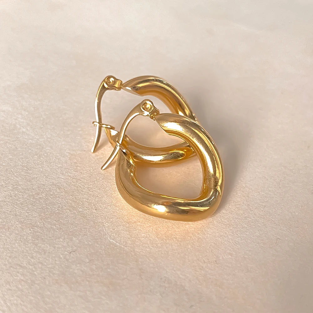 Twist Glam Hoops Ohrringe