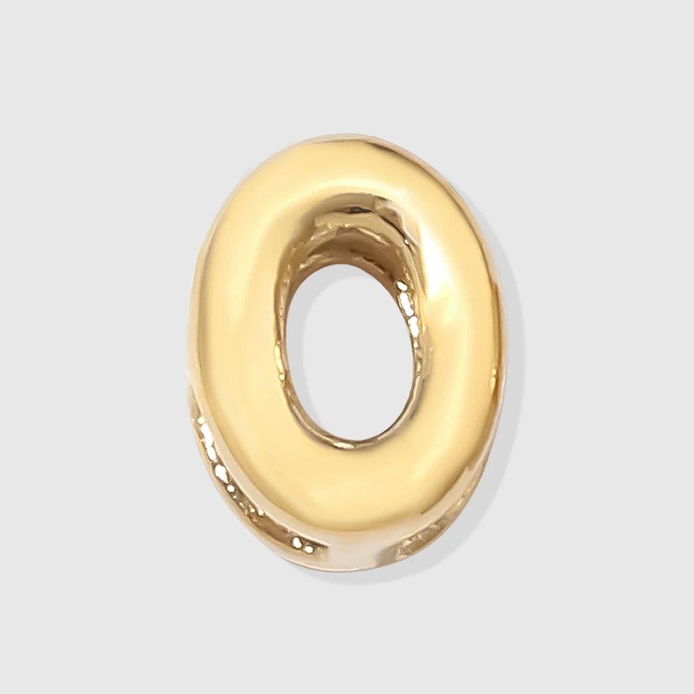 Bubble Buchstaben Anhänger O Gold - Fascina