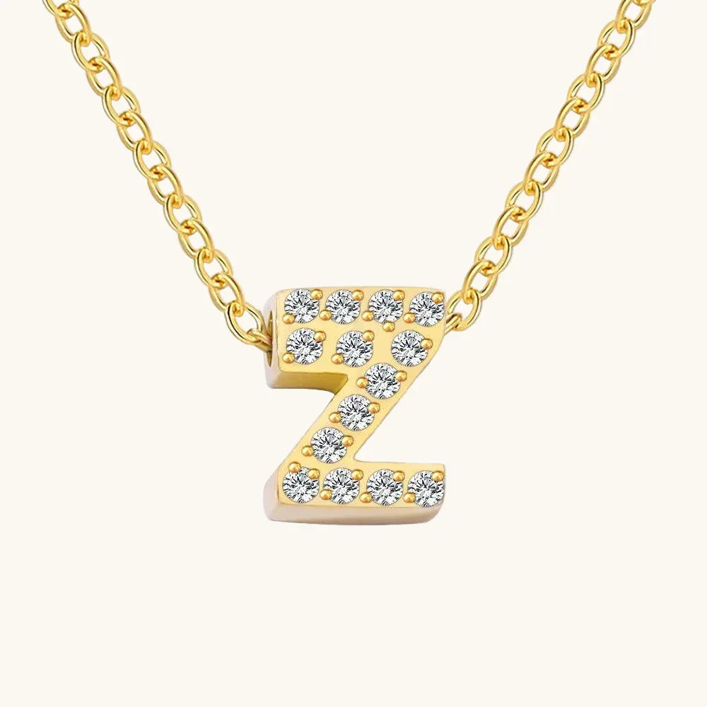 Initial Zirkonia Kette Buchstabe Z - Fascina