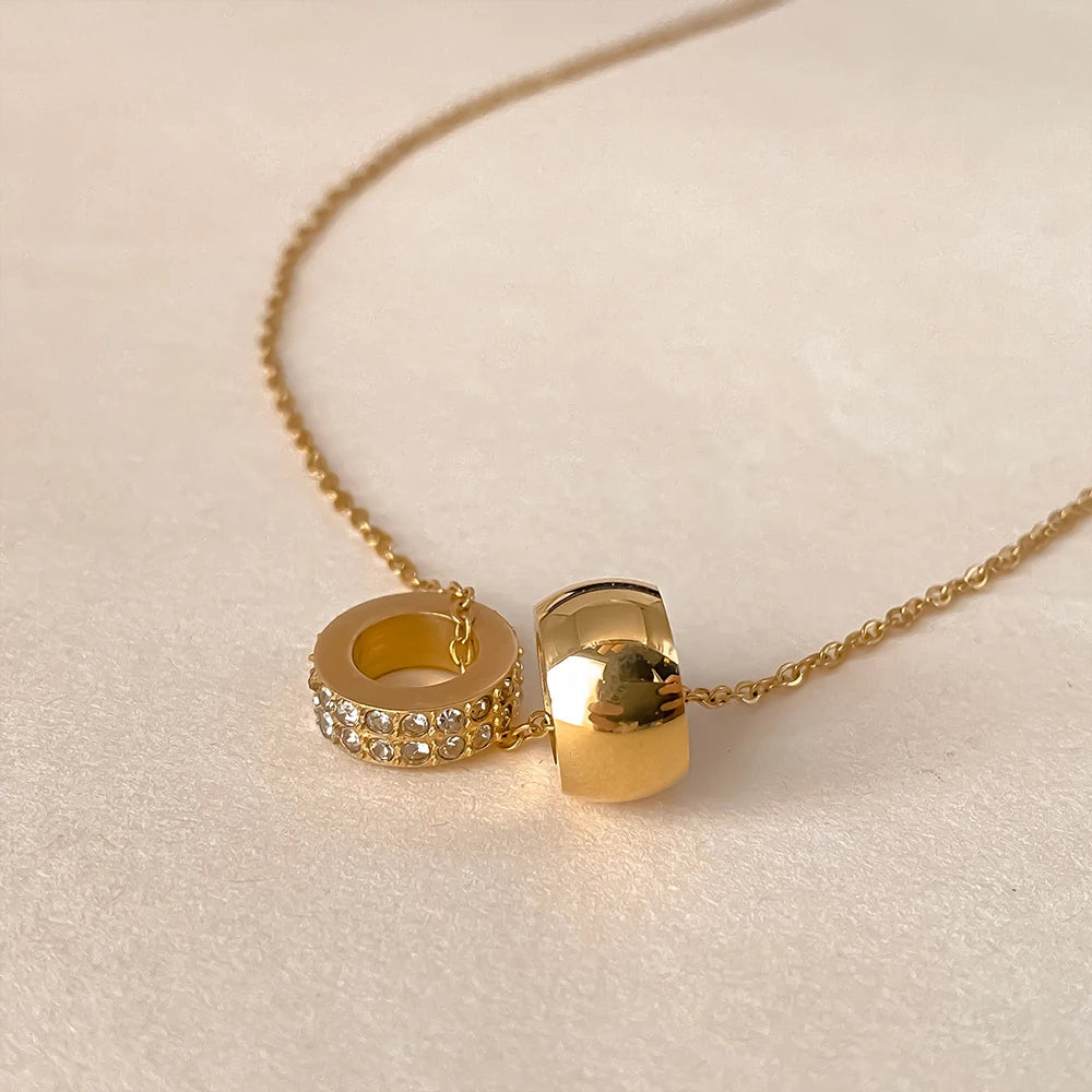 Duo Elegance Anhänger Kette