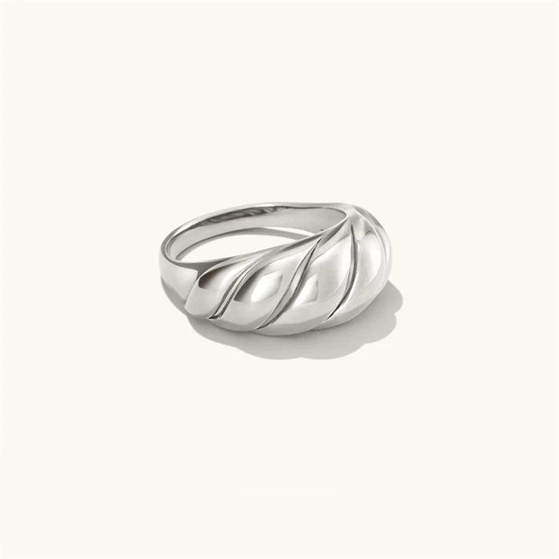 Croissant Ring Silber - Fascina