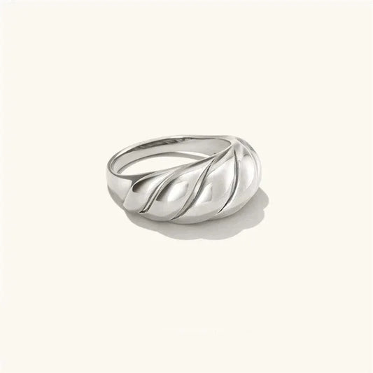 Croissant Ring Silber - Fascina