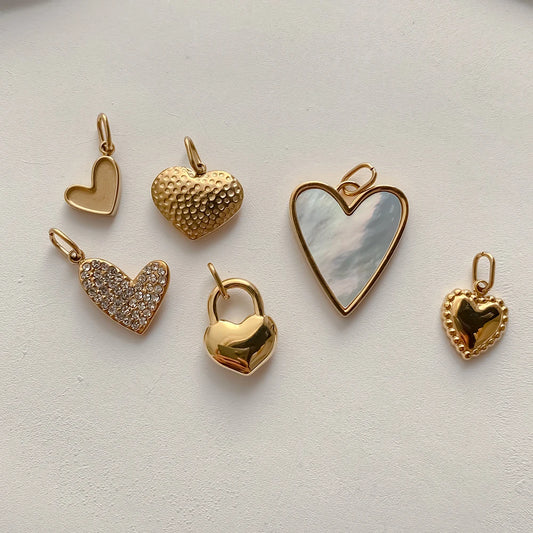 Bohemian heart pendant