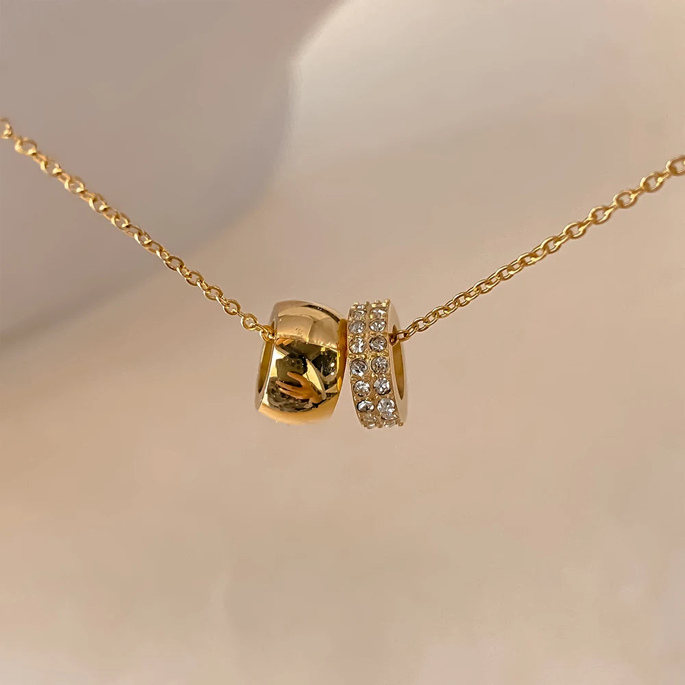 Duo Elegance Anhänger Kette