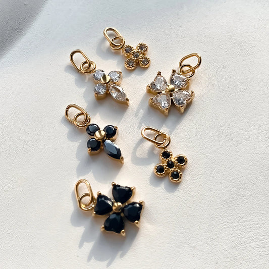 Flower Cross Clover Pendant