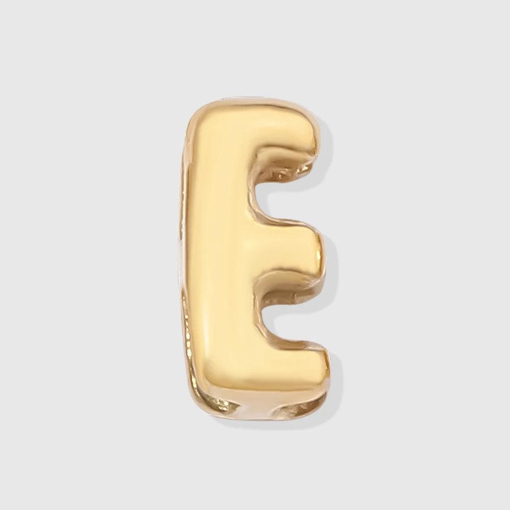 Bubble Buchstaben Anhänger E Gold - Fascina