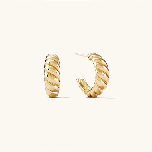Croissant Ohrringe Gold - Fascina