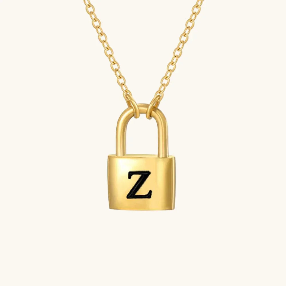 Initial Lock Kette Buchstabe Z - Fascina
