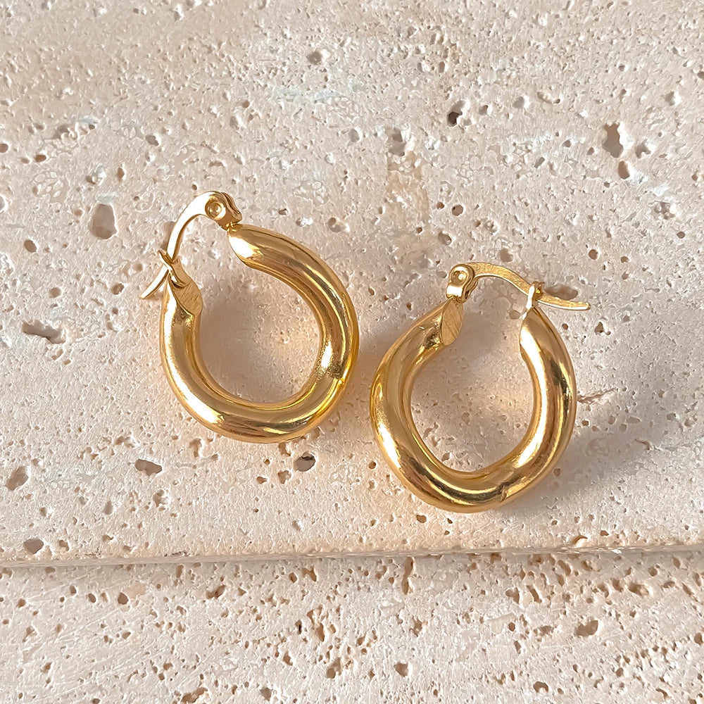 Twist Glam Hoops Ohrringe