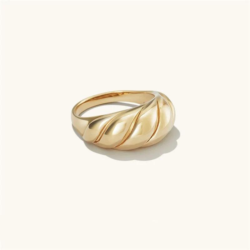 Croissant Ring Gold - Fascina