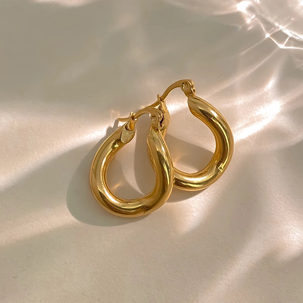 Twist Glam Hoops Ohrringe