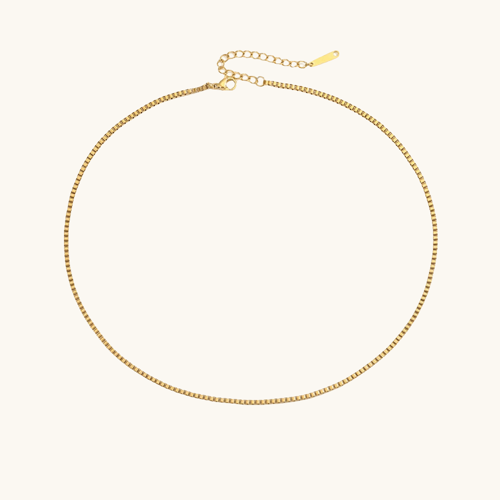 Snake Box Kette 2mm Gold - Fascina