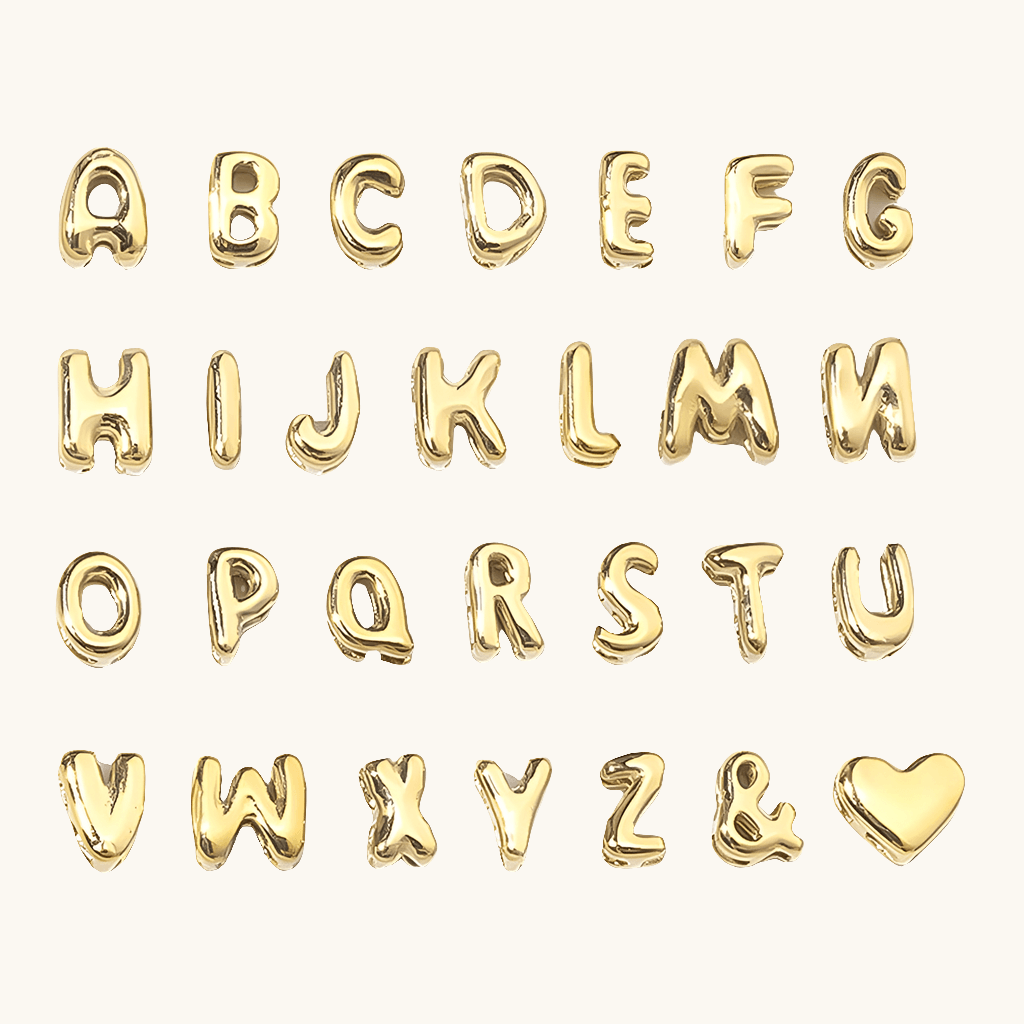 Bubble Buchstaben Anhänger A-Z - Fascina