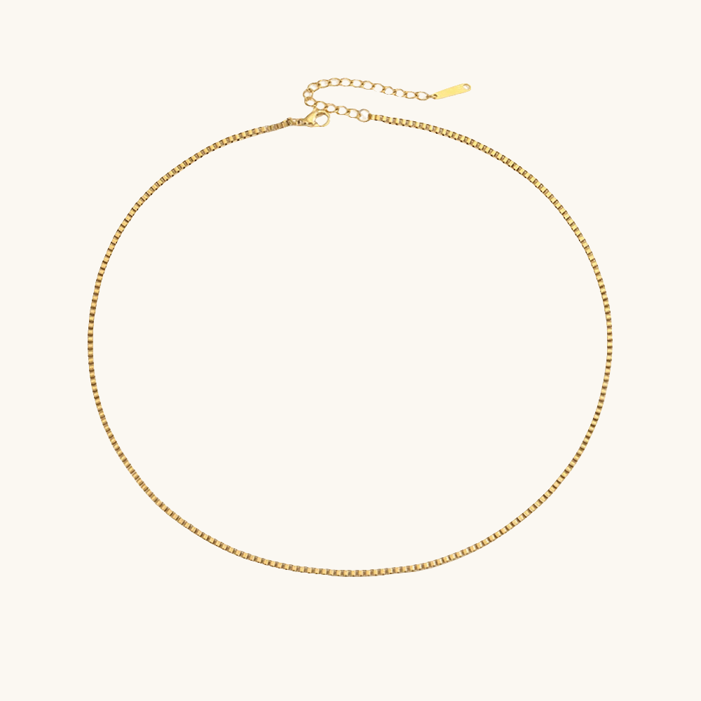 Snake Box Kette 1.2mm Gold - Fascina