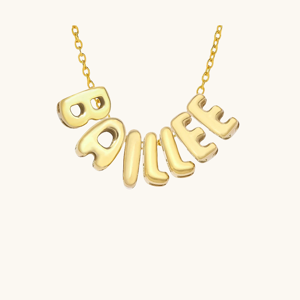 Bubble Buchstaben Kette