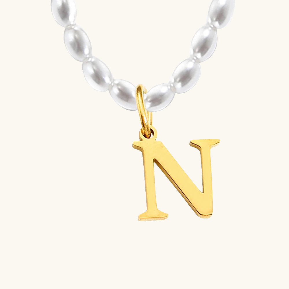 Initial Pearl Perlenkette