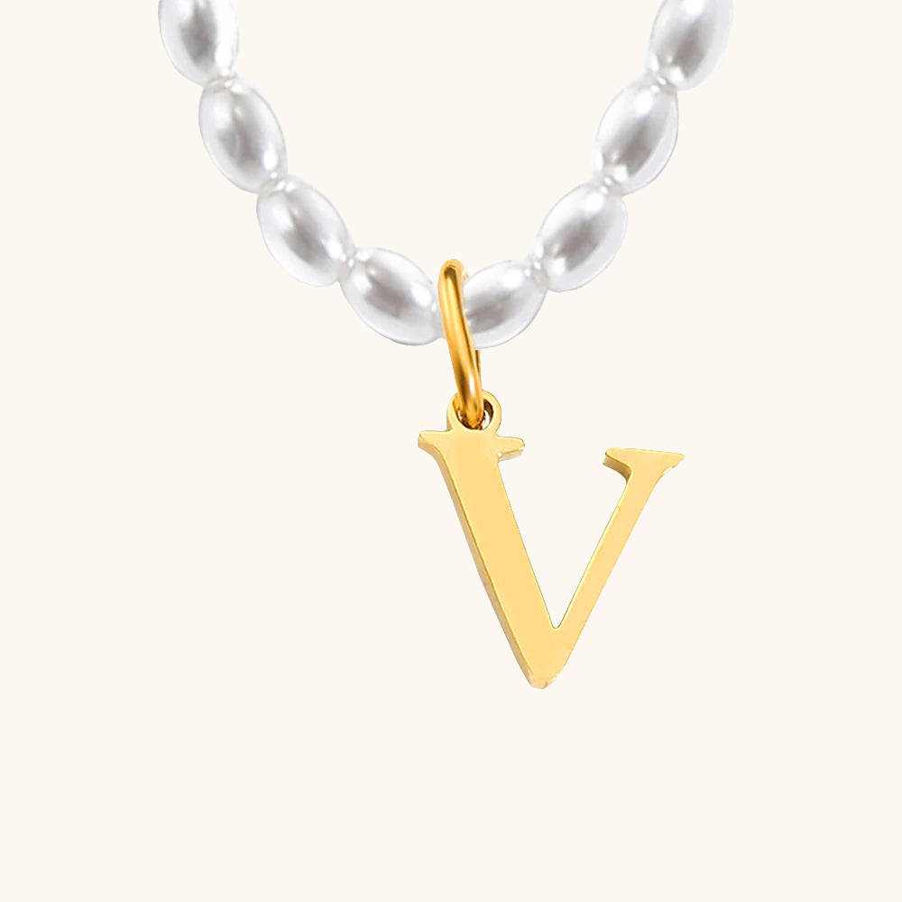 Initial Pearl Perlenkette
