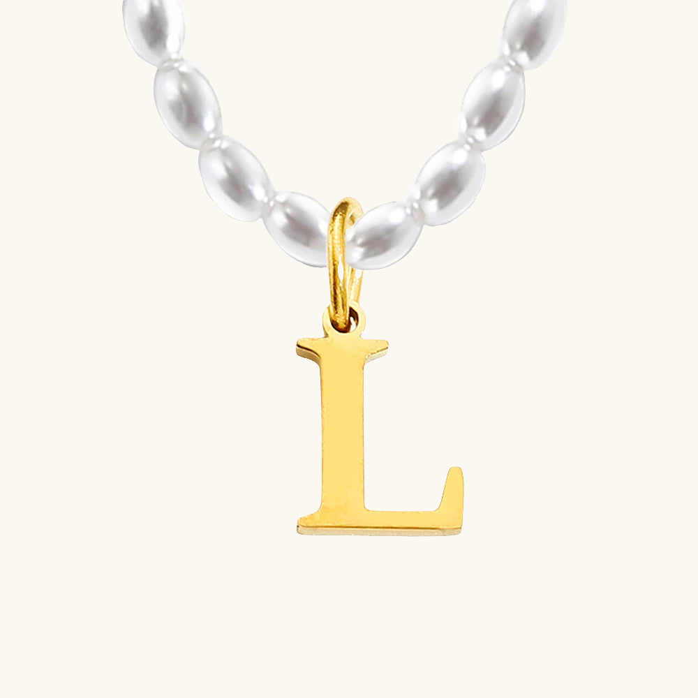 Initial Pearl Perlenkette