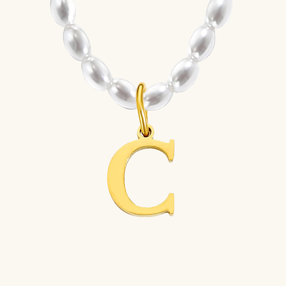Initial Pearl Perlenkette