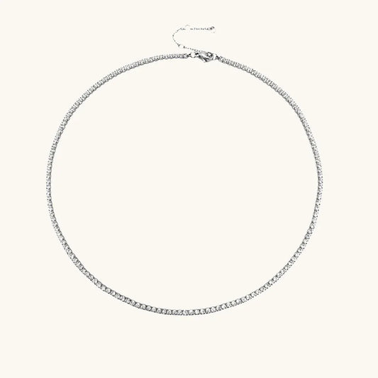 Crystal Kette Silber - Fascina
