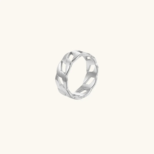 Classic Chain Ring Silber - Fascina