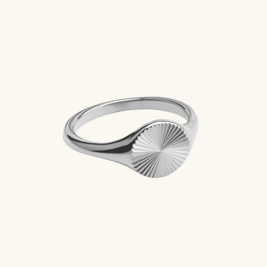Circle Wave Ring Silber - Fascina