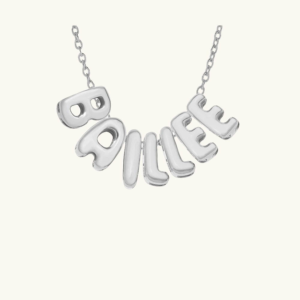 Bubble Buchstaben Kette