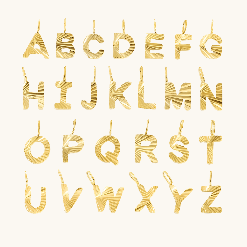 Alphabet Sunshine Anhänger A-Z - Fascina