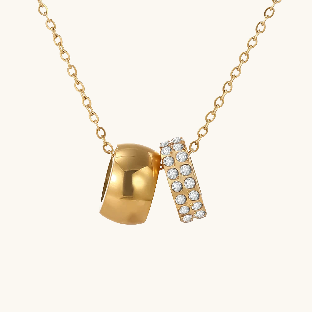 Duo Elegance Anhänger Kette