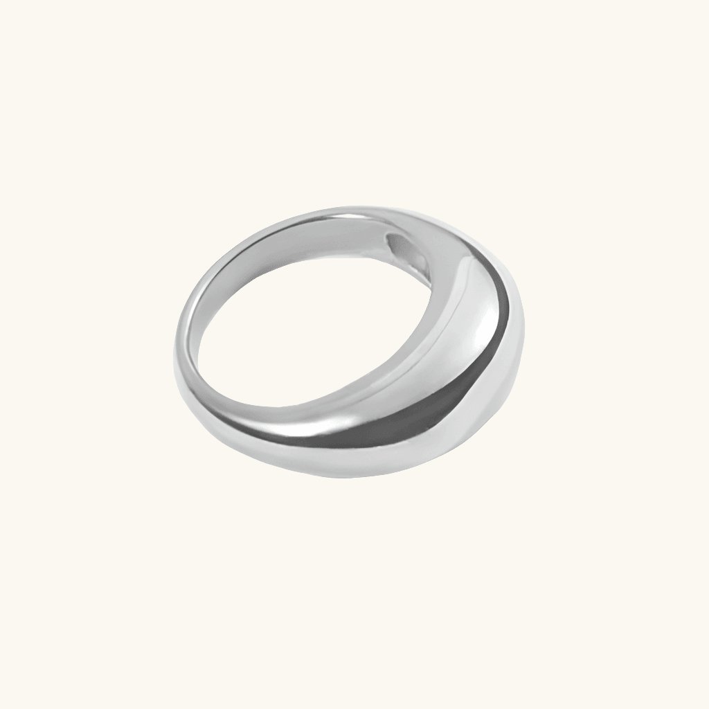 Simple Dome Ring Silber - Fascina
