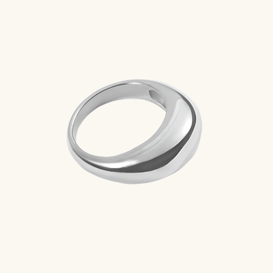 Simple Dome Ring Silber - Fascina