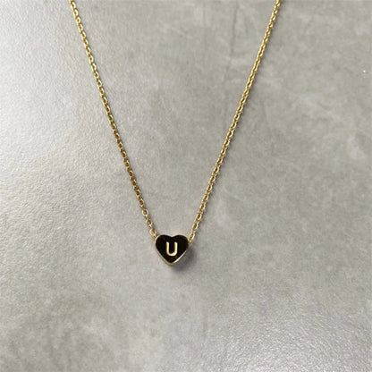 Initial Herz Buchstabenkette - Fascina Gold U