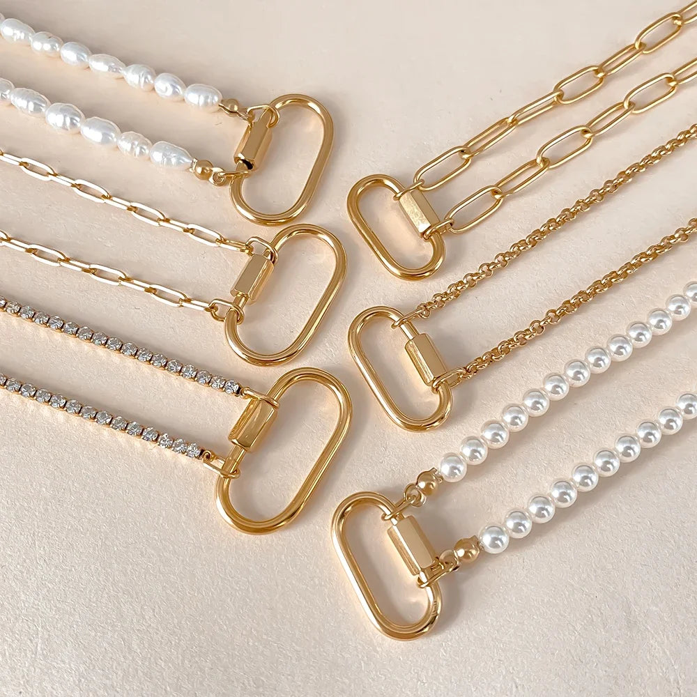 Karabiner Kette Gold – Fascina