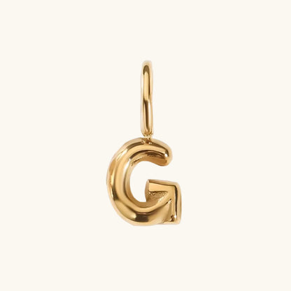 Ballon Buchstaben Anhänger Gold / G – Fascina