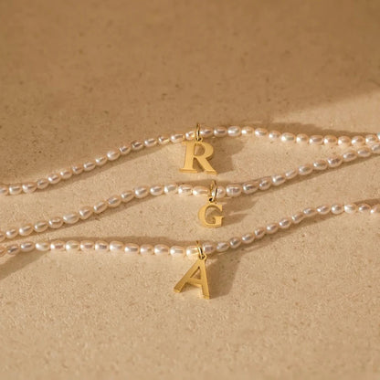 Initial Pearl Perlenkette