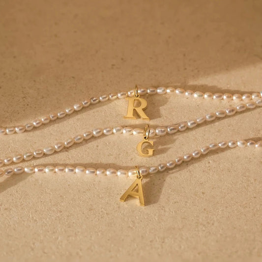 Initial Pearl Perlenkette
