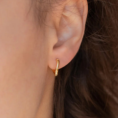 Twist Glam Hoops Ohrringe