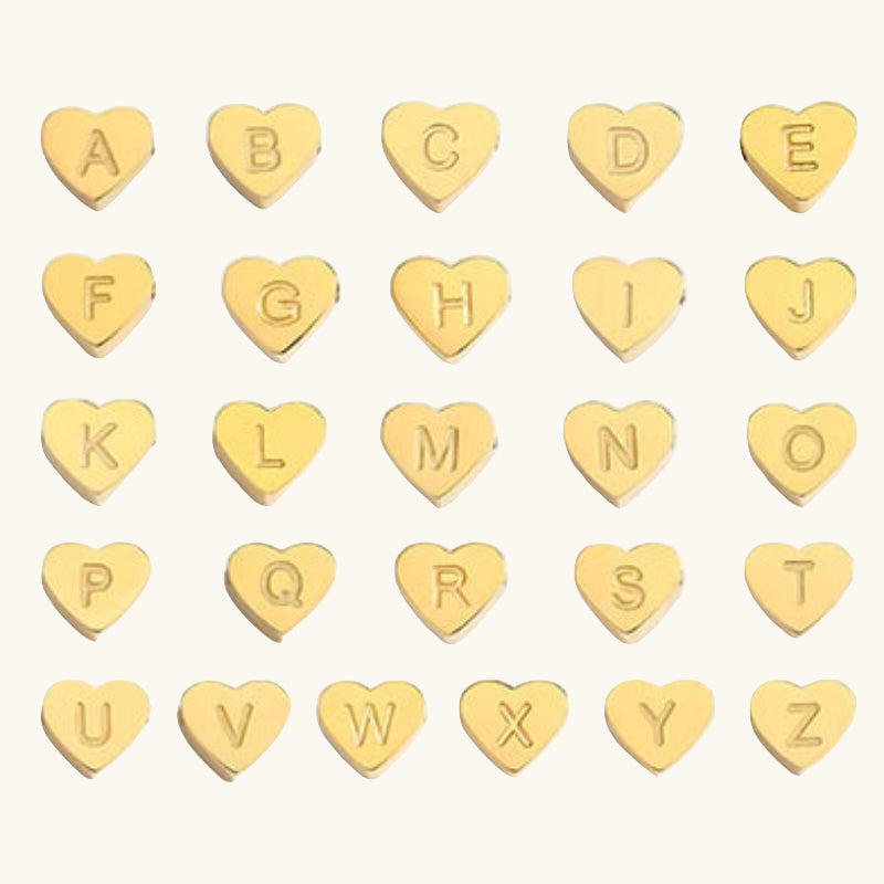 Initial Herz Buchstabenkette - Fascina A-Z