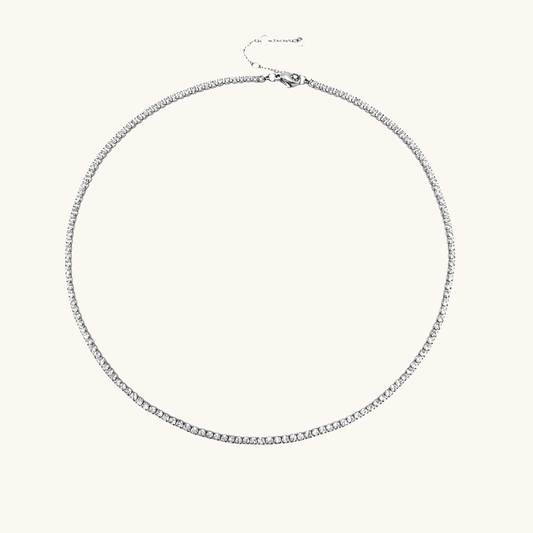 Crystal Kette Silber - Fascina