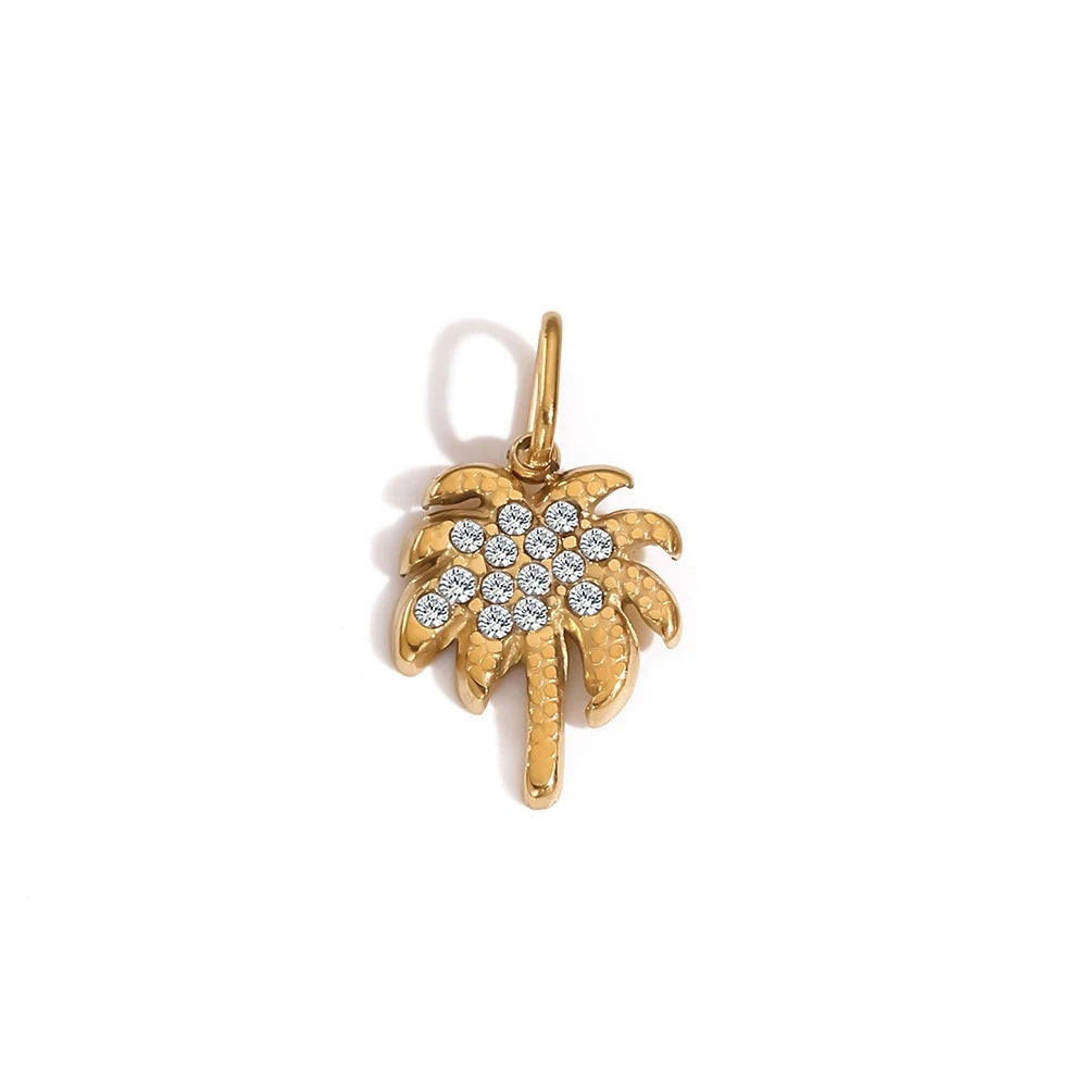 Zirkonia Palme Anhänger